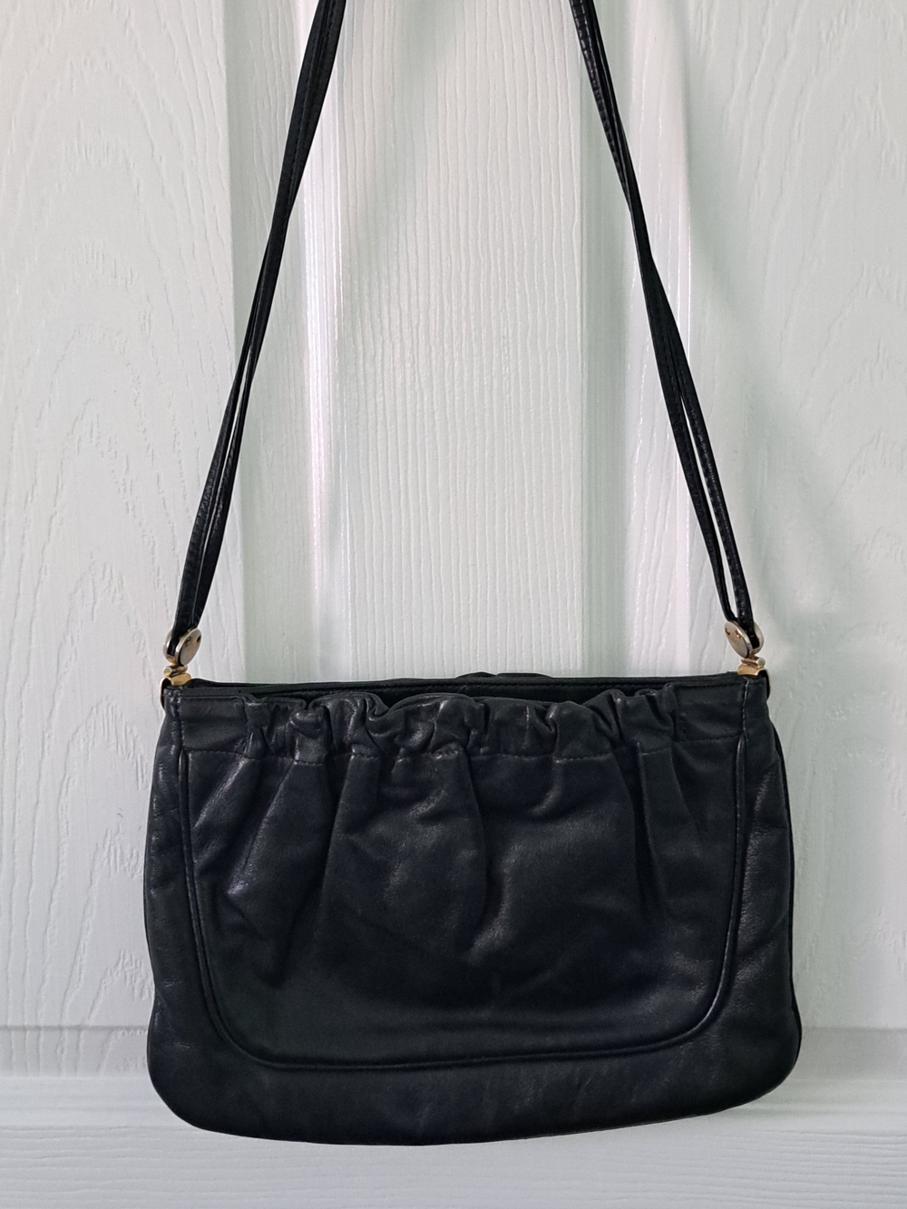 Classic Black Vintage Shoulder Bag